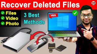 How to Recover Deleted Photos From SD Card Free  How to Recover Photos Videos Documents Files [upl. by Odnalra284]