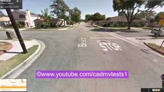 Bellflower California behind the wheel test route  1 [upl. by Faunia427]