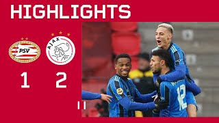 LEAGUE LEADERS 📈  Highlights PSV  Ajax  Eredivisie [upl. by Marcellus]