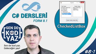 81 Visual Studio 2019 C Form Application ve CheckedListBox Kullanımı C Dersleri 2021 [upl. by Ariaj]