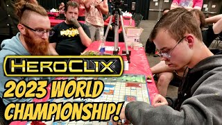 Heroclix Gameplay Heroclix World Championship 2023 Patrick Frazer VS Zane Gates [upl. by Adnirak984]