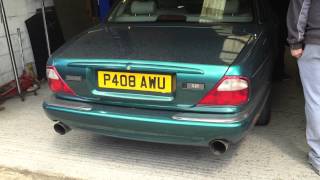 XJR x308 v8 40 Custom exhaust [upl. by Ketty]