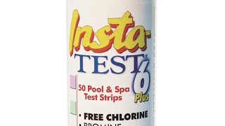 LaMotte  Insta Test 6pool test strips used with UVCsanitized pool [upl. by Martelli]