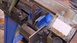 How to make a 4x6 metal bandsaw cut square [upl. by Suzann505]