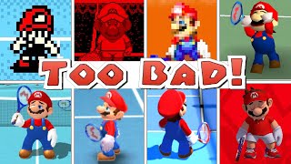 Evolution Of Mario Lose in Mario Tennis Games 1995  2018 [upl. by Ott754]