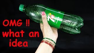 Empty plastic bottle craft idea  best out of waste  plastic bottle reuse idea  best diy [upl. by Eimmelc]