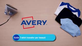 Fogli termotrasferibili da stampare Avery personalizza tshirt e tessuti in colori chiari e scuri [upl. by Walcoff]