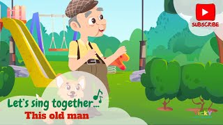 This old man 🎶 Counting numbers together  Nursery Rhyme With Lyrics  VickyampFriends [upl. by Bradly775]