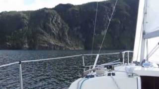 Sailing on the fjord  A55 MICRO CUP YACHT [upl. by Doownyl]