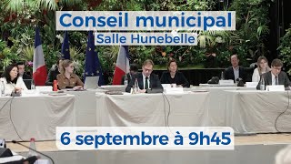 Conseil municipal  6 septembre 2024 [upl. by Dryfoos]