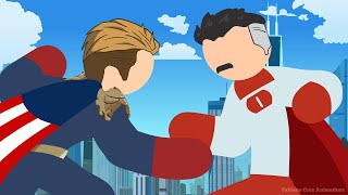 OmniMan VS Homelander Stick Fight [upl. by Worrad165]