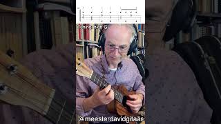 CanCan  J Offenbach Ukulele fingerstyle tutorial [upl. by Nowyt]