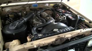 1988 Toyota Land Cruiser HJ75  2H Engine [upl. by Daune]