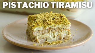 Pistachio Tiramisu Recipe [upl. by Houser]