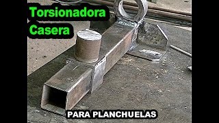 Torsinadora Para Planchuelas CASERA Con materiales Reciclados [upl. by Ttelrahc]