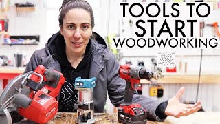 What Tools Do You Need to START Woodworking Beginner Woodworking Tool List [upl. by Eleets]