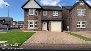 Stunning 4 bed detached home in Seaton  Sycamore Drive Seaton [upl. by Dyolf]