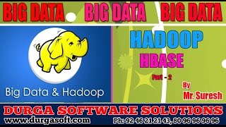 BIG Data  Hadoop  HBASE Part  2 by Suresh [upl. by Nayt]