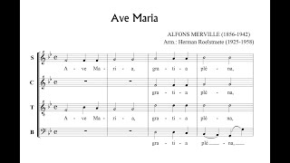 Merville Alfons 18561942 Ave Maria [upl. by Sido]