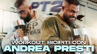 ALLENAMENTO BICIPITI CON ANDREA PRESTI E MAURO SASSI  PT2 [upl. by Chuch241]