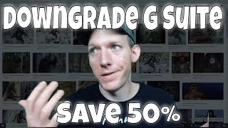 Downgrade G Suite Business To Basic Saving 50  Only 6 Dollars Per Month [upl. by Hermon]