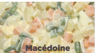 DIY Macédoine salad hors dœvre french vegetable cuts [upl. by Chad]