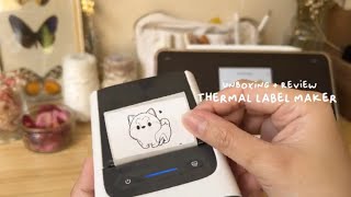 diy sticker printer • bluetooth pocket printer label maker ft Nelkoprint [upl. by Eustacia]