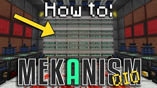 How to Mekanism  QIO Minecraft 1165 [upl. by Ahterahs883]