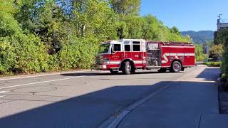 Redmond Fire E112 Responding  Aid [upl. by Jackelyn]