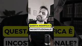 Questa modifica al codice della strada potrebbe essere incostituzionale [upl. by Oidgime]