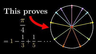 The simplest reason why π4  1  13  15 [upl. by Akinajnat248]