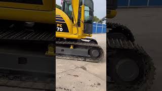 Used Komatsu Pc70 Mini Excavator Digger Construction Equipment [upl. by Larrie720]