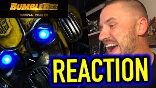 Bumblebee Movie Official Trailer Reaction [upl. by Ahsielat]