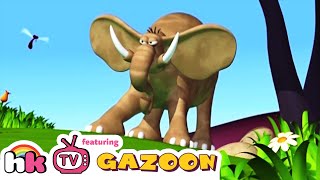 Gazoon David and Goliath  Funny Animals Cartoons By HooplaKidz TV [upl. by Nevla295]