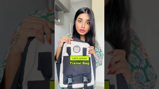 Unboxing Travel Bag 😱 crafteraditi unboxing asmr shorts travelessentials ​⁠CrafterAditi [upl. by Idnib]