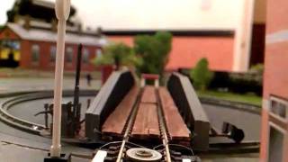 Dapol 00 gauge Turntable driven by pic and stepper motor [upl. by Waddell]