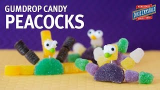 How to Make Gumdrop Candy Peacocks [upl. by Vaish]