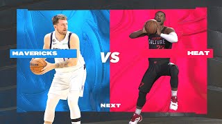 NBA 2K24  Dallas Mavericks Vs Miami Heat Chris Smoove Simulation PS5 NBA 2K25 Rosters [upl. by Ornstead]