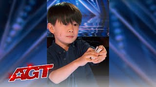 Adorable Kid Magician WOWS The Judges  Americas Got Talent 2021  Shorts [upl. by Crow]