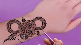 New stylish mehndi design  easy arabic mehndi design  mehndi ka design  mehndi design  mehndi [upl. by Eilrac677]