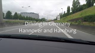 Driving in Germany Hannover and Hamburg [upl. by Indyc50]