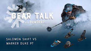 Salomon Shift vs Marker Duke PT Binding Comparison  Powder7 [upl. by Ardehs702]