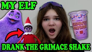 My Elf On The Shelf Drank The GRIMACE SHAKE [upl. by Nylyoj]