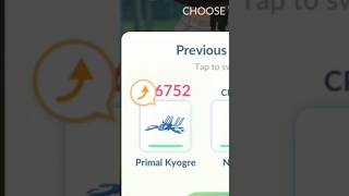 defeat Arlo using max out boosted cp Monster shorts arlo kyogre hundo battle ultragoo pokemon [upl. by Claire]