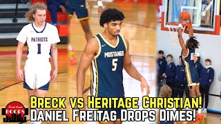 1 Breck Takes On Heritage Christian At The Border Battle Full Highlights [upl. by Leuqar]