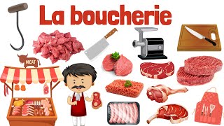 Apprendre le lexique de la boucherie en français [upl. by Rehptsirhc102]