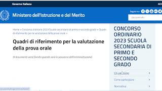 AVVIO ALLA PROVA ORALE CONCORSO STRAORDINARIO TER provaorale provapratica concorsoscuola A050 [upl. by William]