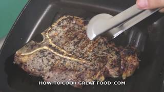 How to cook TBone Steak Recipe  Porterhouse T Bone Grilled [upl. by Haniraz]