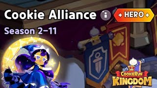 Cookie Alliance Season 211 Hero Mode Guide  Cookie Run Kingdom [upl. by Chrissa]