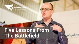 Colman Walsh  Lean UX Five Lessons From The Battlefield [upl. by Arymas]